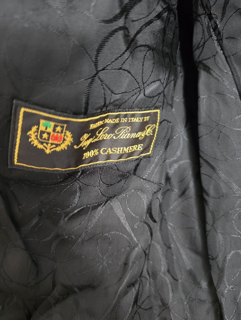 Loro Piana Brooks Brothers Two Button Cashmere Blazer Jacket Solid Black Size 2 - Picture 14 of 16